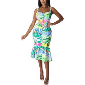 Emma Way Womens  Midi Dress